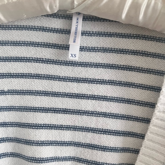 Simply Southern Wrap Striped Sweater - Picture 3 of 5